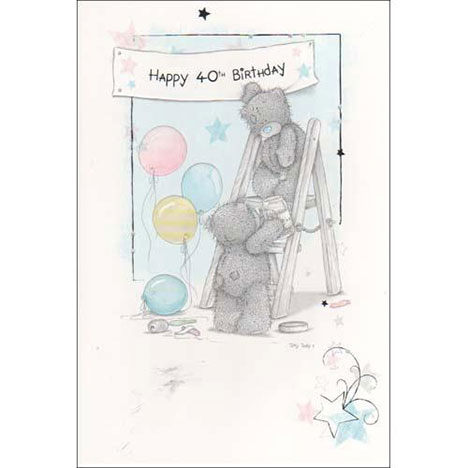40th Birthday Me to You Bear Card £2.40